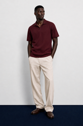 TEXTURED POLO SHIRT