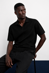 TEXTURED POLO SHIRT