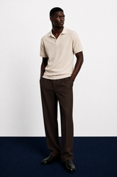 TEXTURED POLO SHIRT