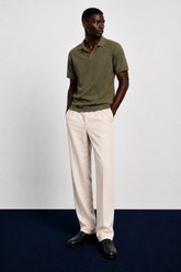 TEXTURED POLO SHIRT