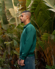 GREEN Polo-sweatshirt