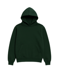 Green Basic hoodies