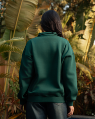GREEN Polo-sweatshirt