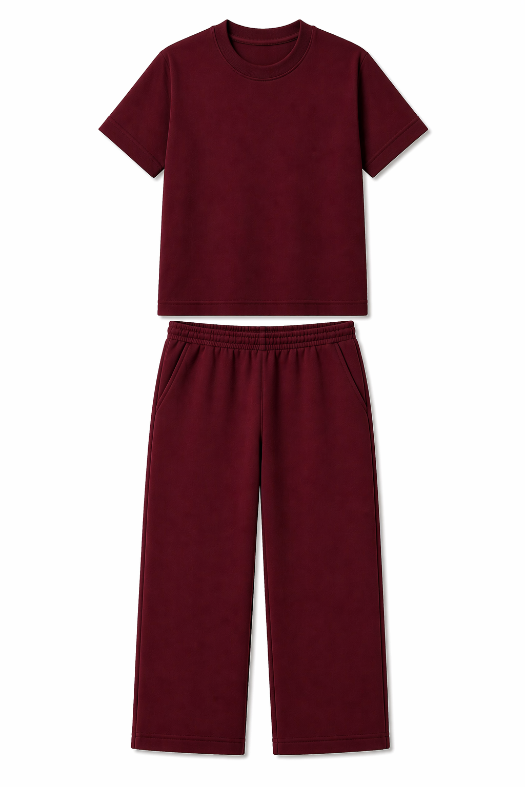 Relaxed fit - burgundy