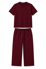 Relaxed fit - burgundy