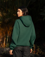 Green Basic hoodies