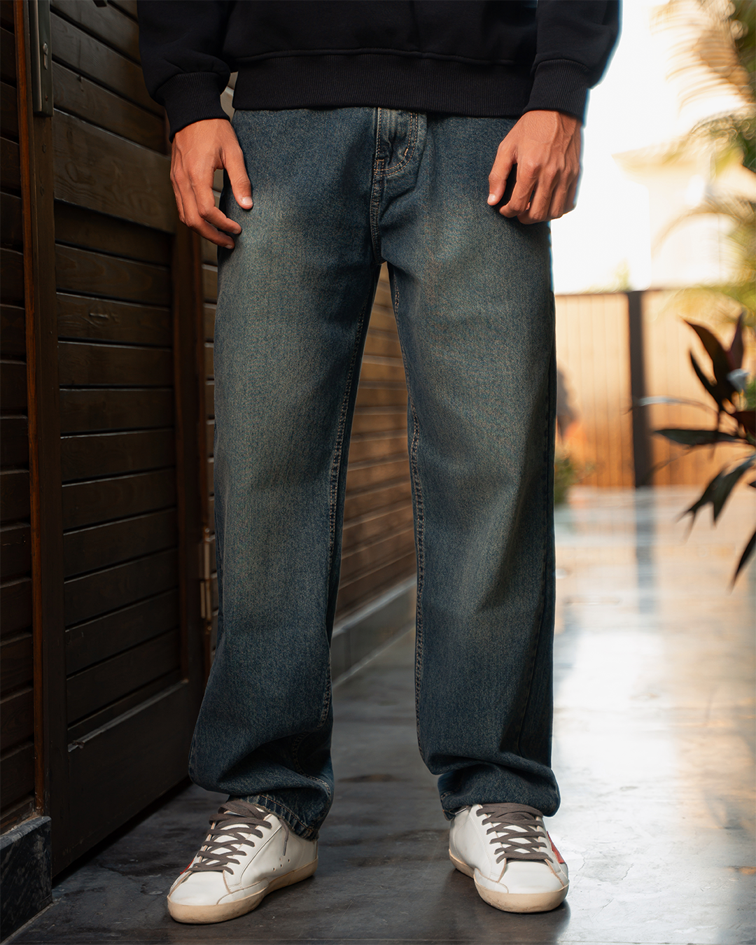 Washed Straight-Fit Jeans — The Everyday Classic