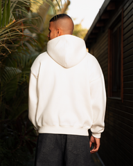 White Basic hoodies